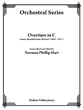 Overture in C Orchestra sheet music cover